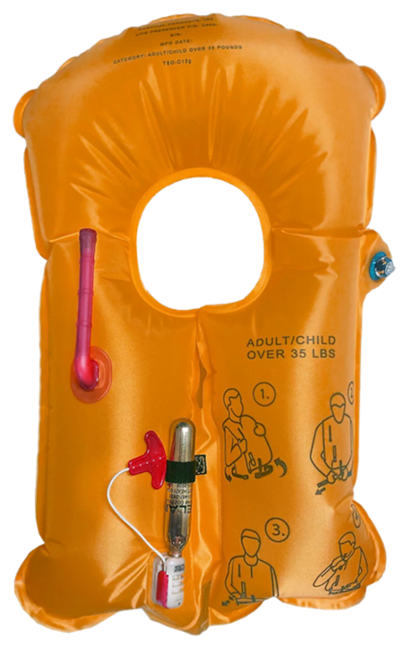 U900-303 Life Preserver (CREW) w/Whistle & Light - 10 year - Click Image to Close